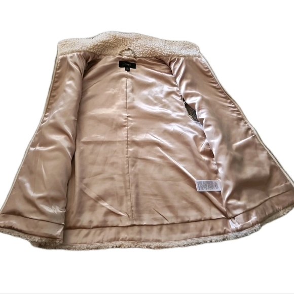 J. Crew Women's Cream Teddy Sherpa Full Zip Vest S - Picture 8 of 13